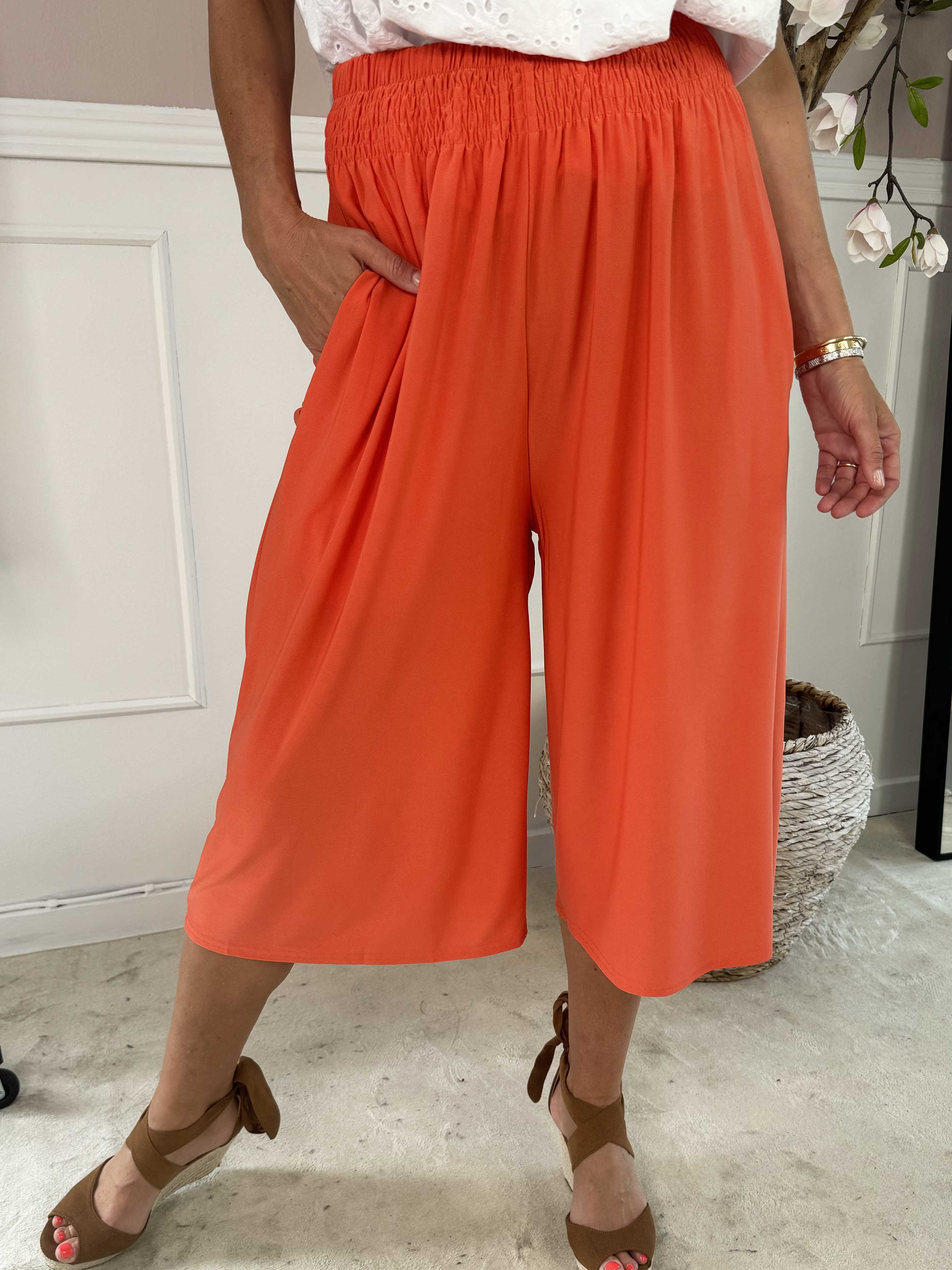 Pams Plain Knickers - Knickers i elastiskt tyg med resårkant